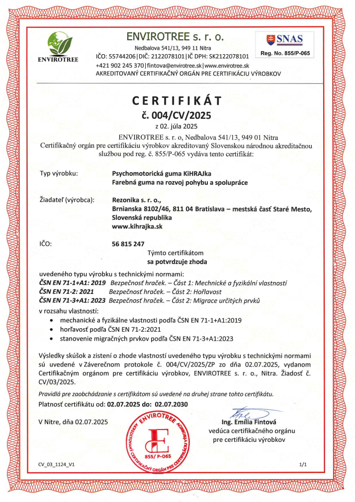 Certifikát